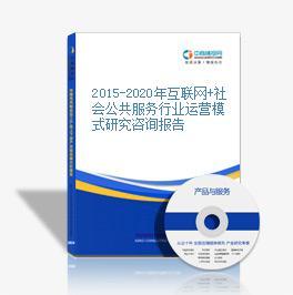 2016-2021年互联网+社会公共服务市场运营模式研究